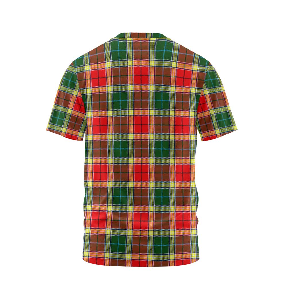 Clan Gibson Tartan Men T Shirt Crest And Plaid Basic Style