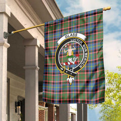 Clan Glass Tartan Garden Flag Crest And Plaid Basic Style