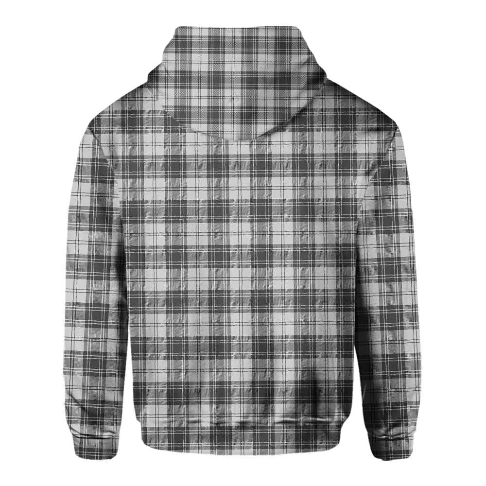 Clan Glen Tartan Men Hoodie Crest And Plaid Basic Style