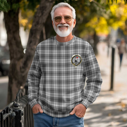 Clan Glen Tartan Men Sweatshirt Crest And Plaid Basic Style