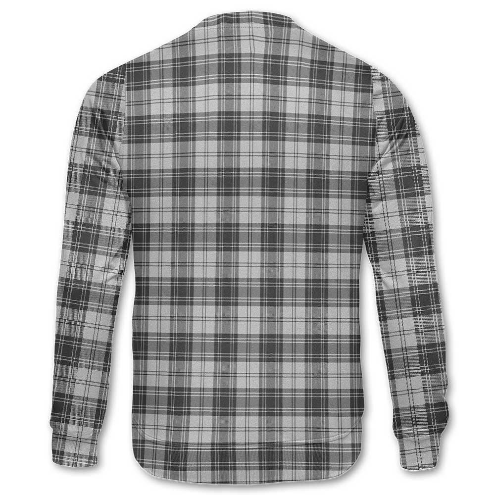 Clan Glen Tartan Men Sweatshirt Crest And Plaid Basic Style