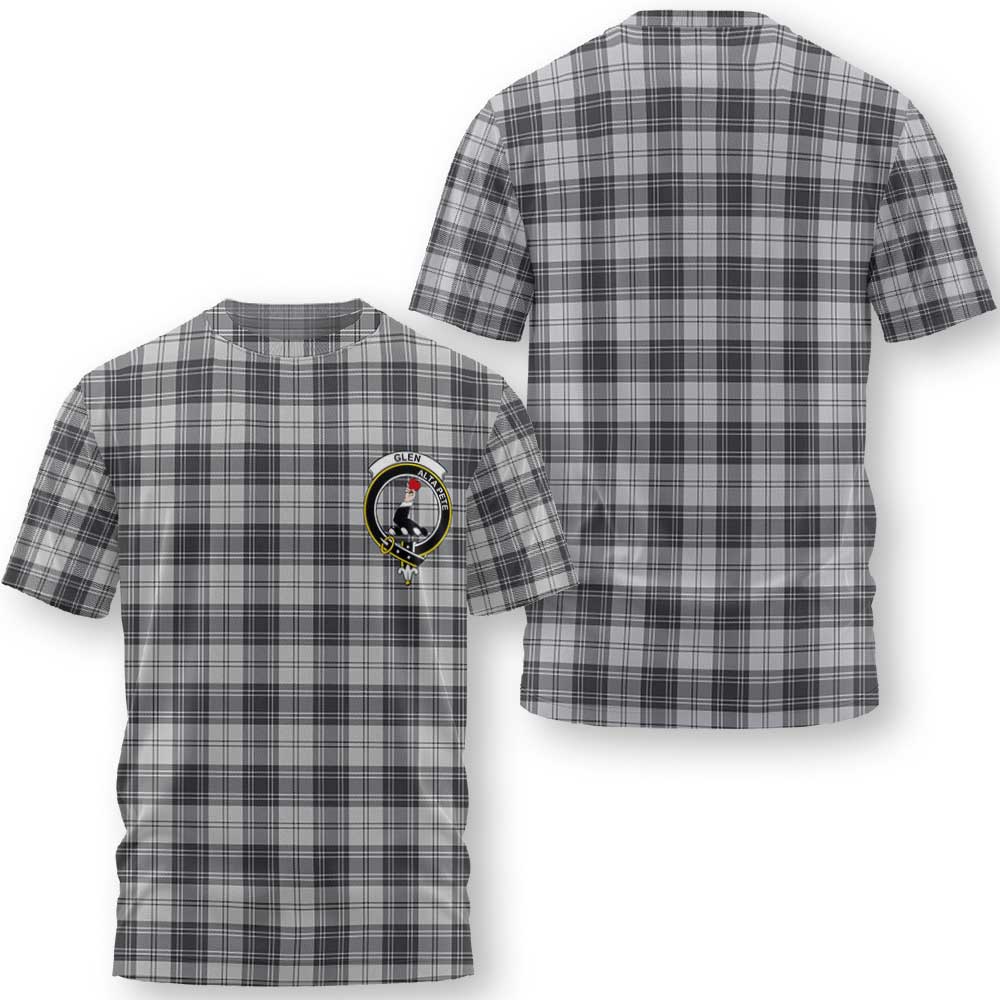 Clan Glen Tartan Men T Shirt Crest And Plaid Basic Style