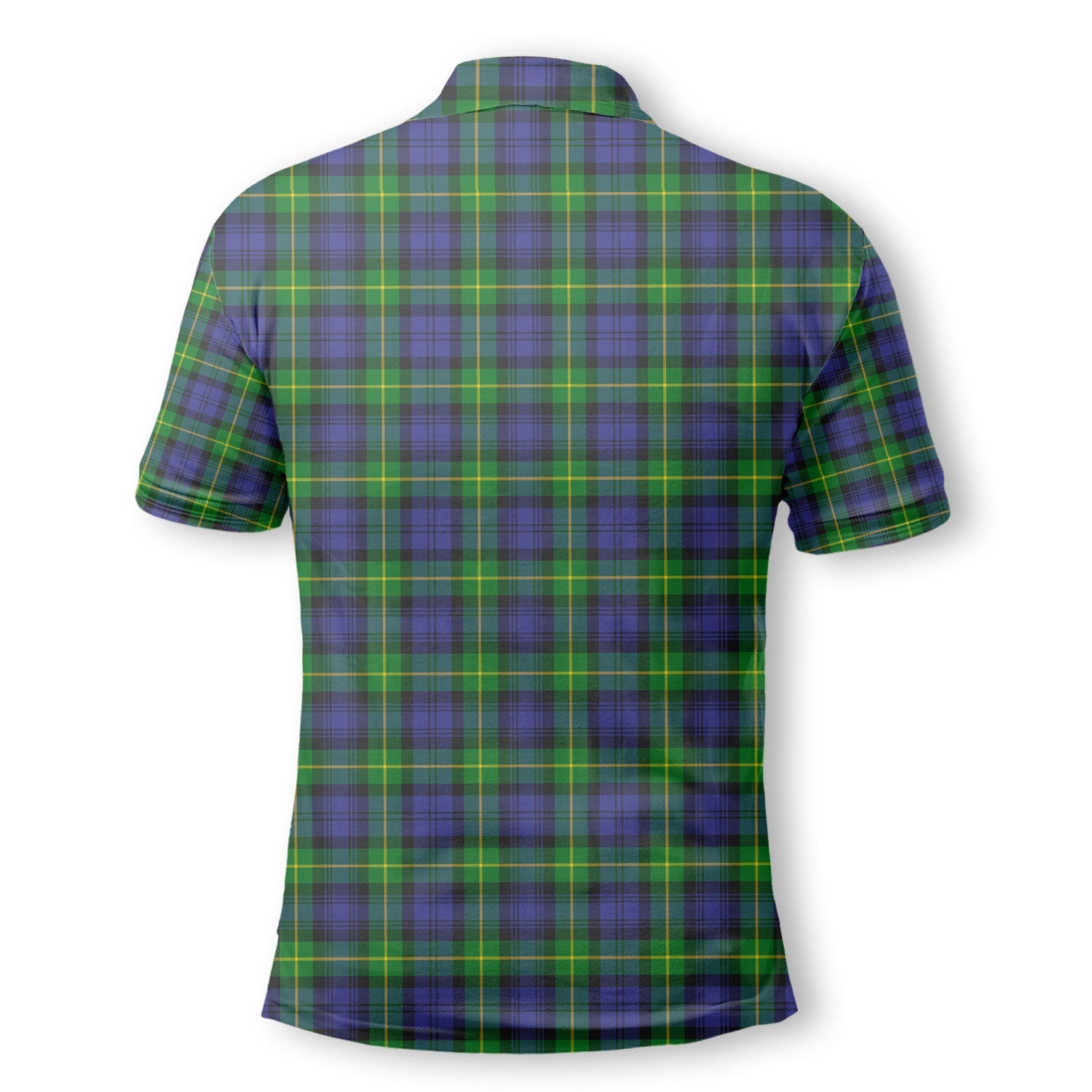 Clan Gordon Tartan Golf Men Polo Shirt Crest And Plaid Basic Style