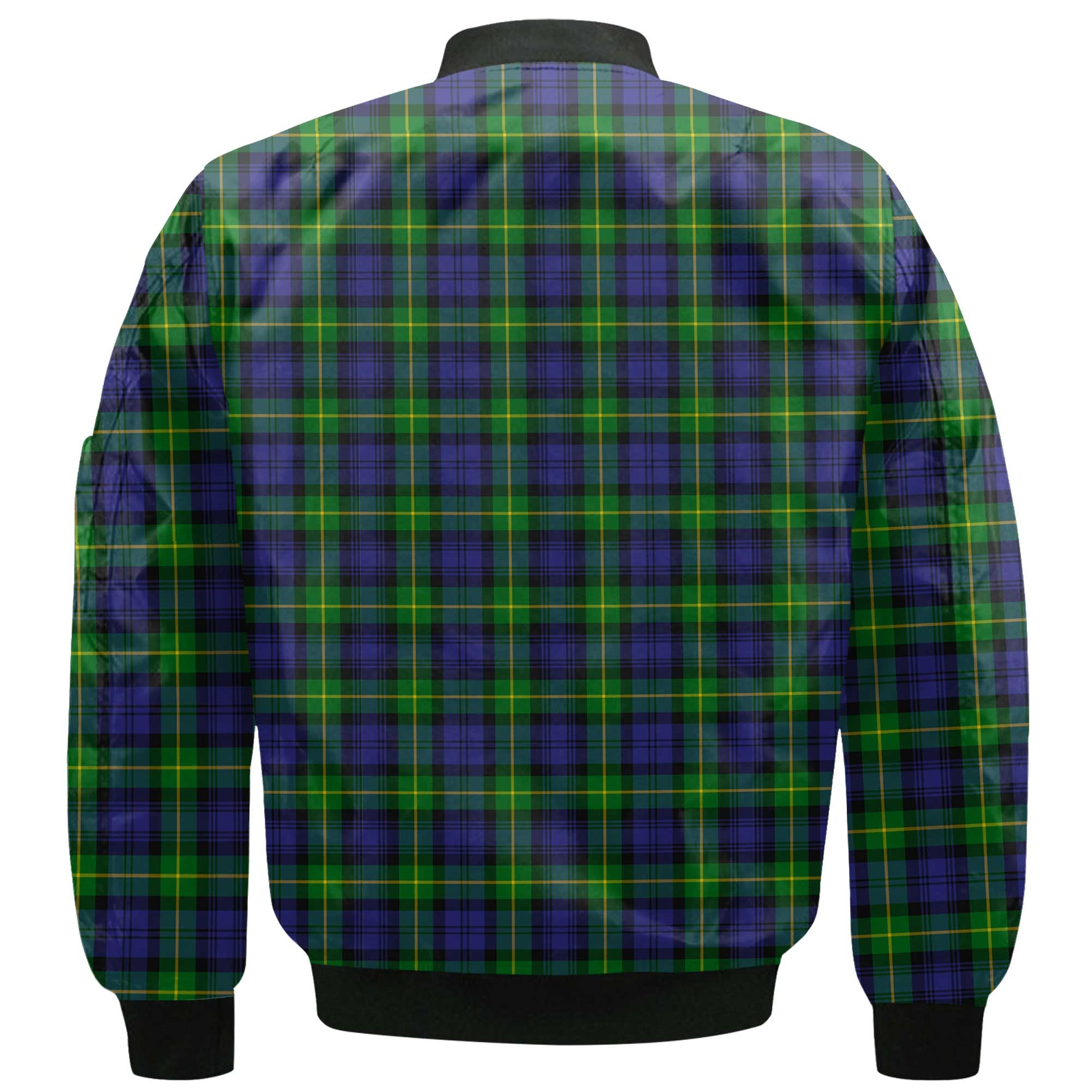 Clan Gordon Tartan Men Bomber Jacket Crest And Plaid Basic Style