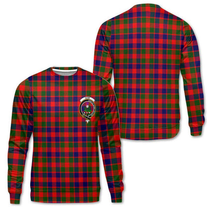 Clan Gow Tartan Men Sweatshirt Crest And Plaid Basic Style