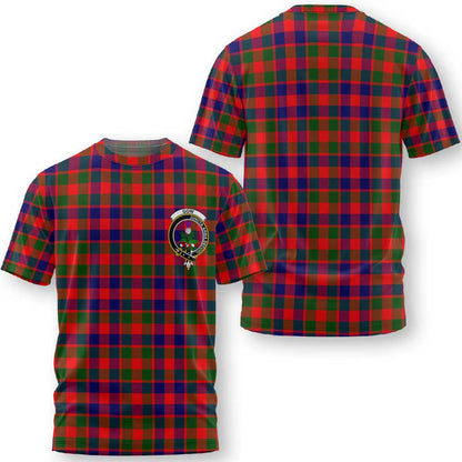 Clan Gow Tartan Men T Shirt Crest And Plaid Basic Style