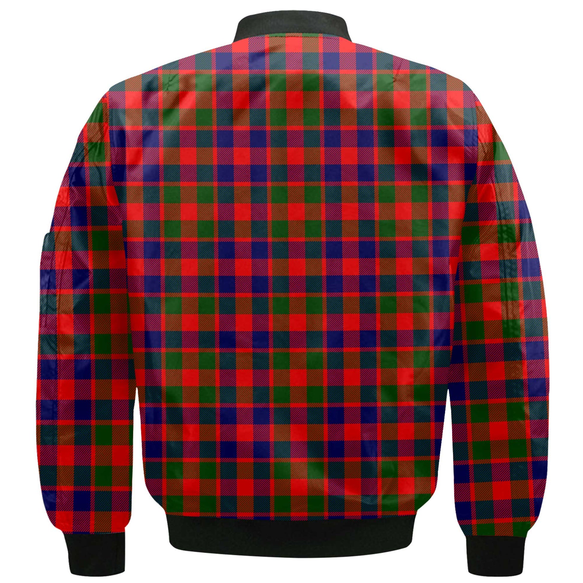 Clan Gow Of Skeoch Tartan Men Bomber Jacket Crest And Plaid Basic Style