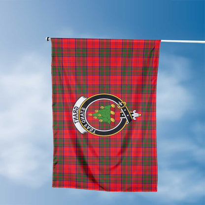 Clan Grant Tartan Flag Crest And Plaid Basic Style