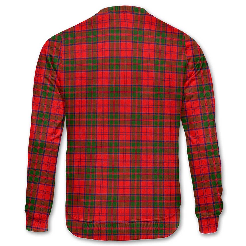 Clan Grant Tartan Men Sweatshirt Crest And Plaid Basic Style