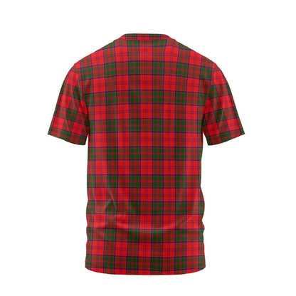 Clan Grant Tartan Men T Shirt Crest And Plaid Basic Style