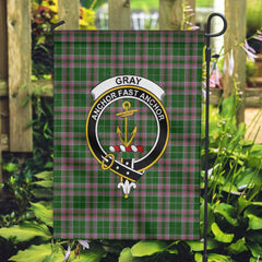 Clan Gray Tartan Garden Flag Crest And Plaid Basic Style