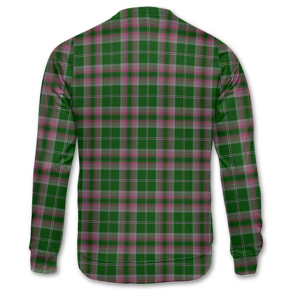 Clan Gray Tartan Men Sweatshirt Crest And Plaid Basic Style