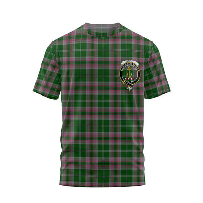 Clan Gray Tartan Men T Shirt Crest And Plaid Basic Style