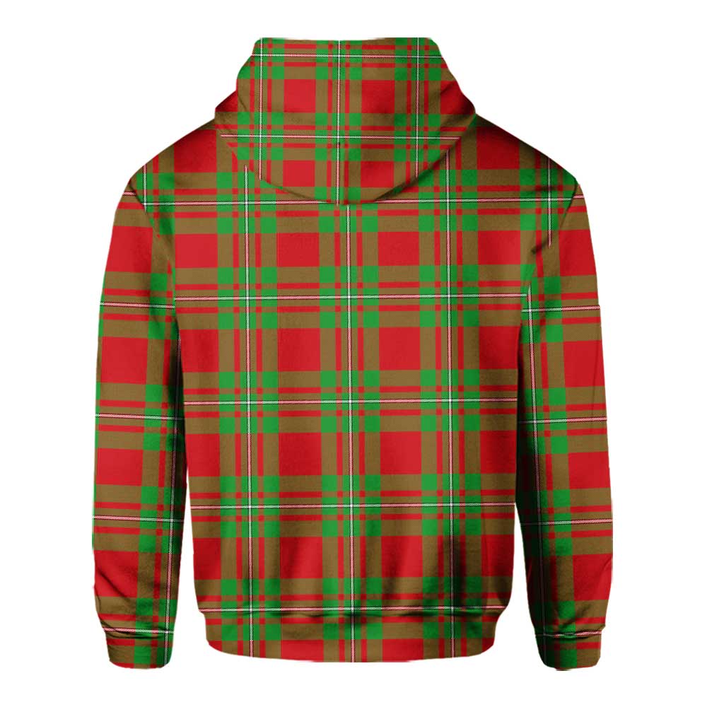 Clan Grierson Tartan Men Hoodie Crest And Plaid Basic Style