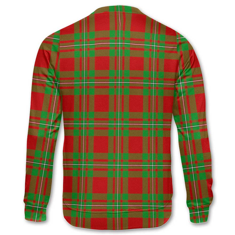 Clan Grierson Tartan Men Sweatshirt Crest And Plaid Basic Style