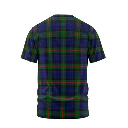 Clan Gunn Tartan Men T Shirt Crest And Plaid Basic Style