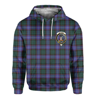 Clan Guthrie Tartan Men Hoodie Crest And Plaid Basic Style