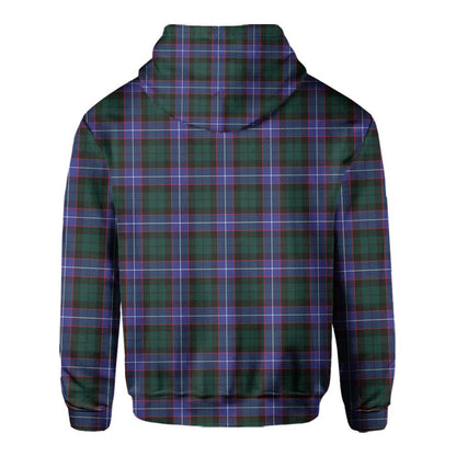 Clan Guthrie Tartan Men Hoodie Crest And Plaid Basic Style