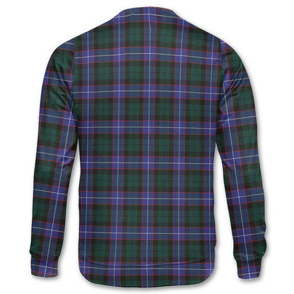 Clan Guthrie Tartan Men Sweatshirt Crest And Plaid Basic Style