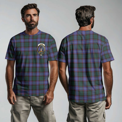 Clan Guthrie Tartan Men T Shirt Crest And Plaid Basic Style