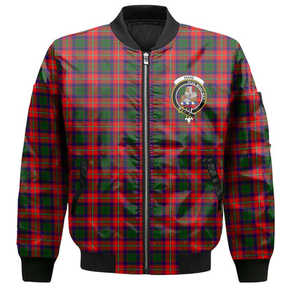 Clan Haig Tartan Men Bomber Jacket Crest And Plaid Basic Style