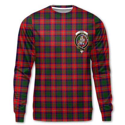 Clan Haig Tartan Women Sweatshirt Crest And Plaid Basic Style