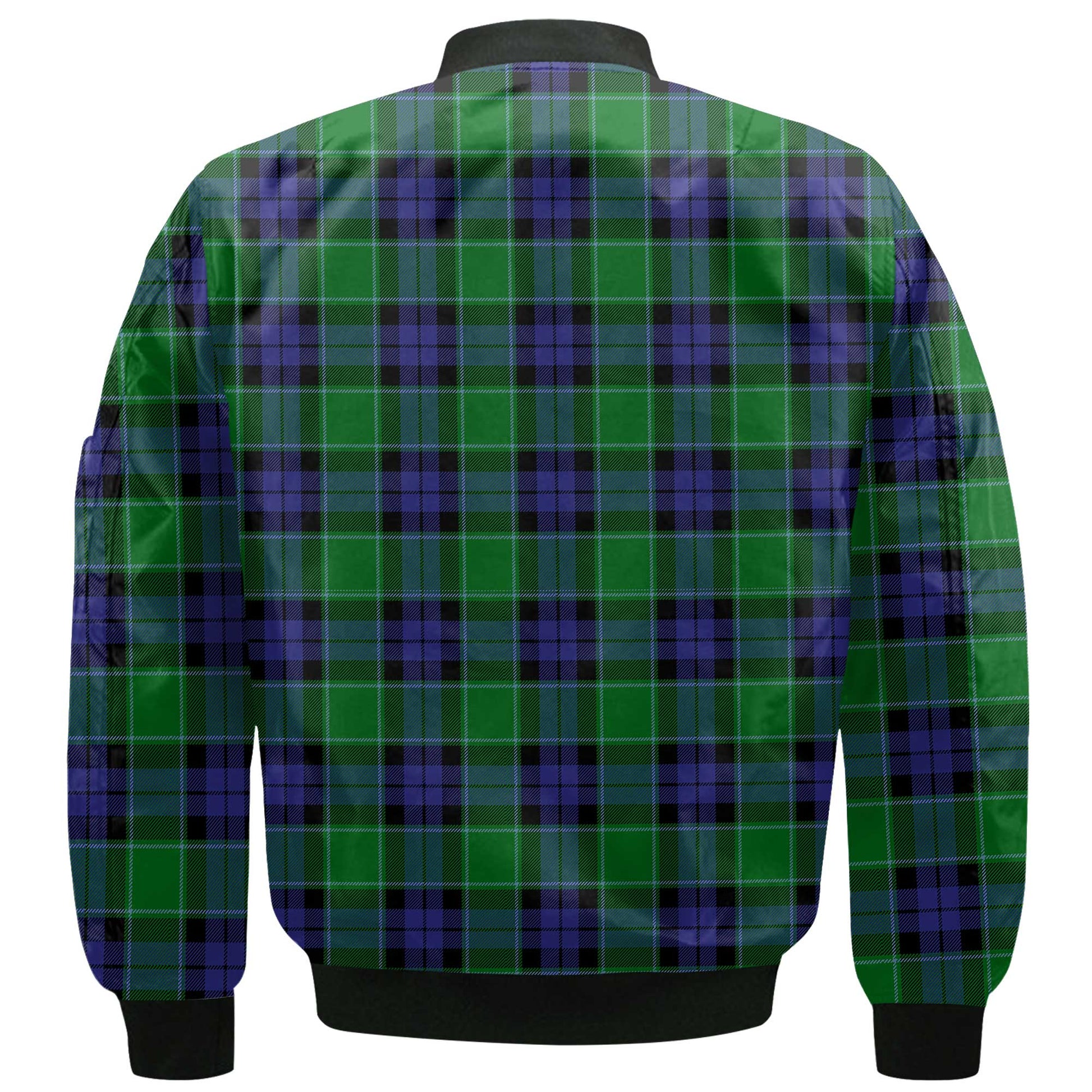 Clan Haldane Tartan Men Bomber Jacket Crest And Plaid Basic Style