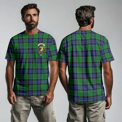 Clan Haldane Tartan Men T Shirt Crest And Plaid Basic Style