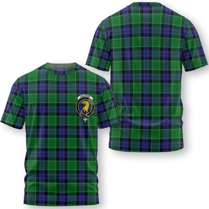 Clan Haldane Tartan Men T Shirt Crest And Plaid Basic Style