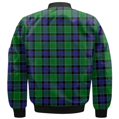 Clan Haldane Tartan Women Bomber Jacket Crest And Plaid Basic Style