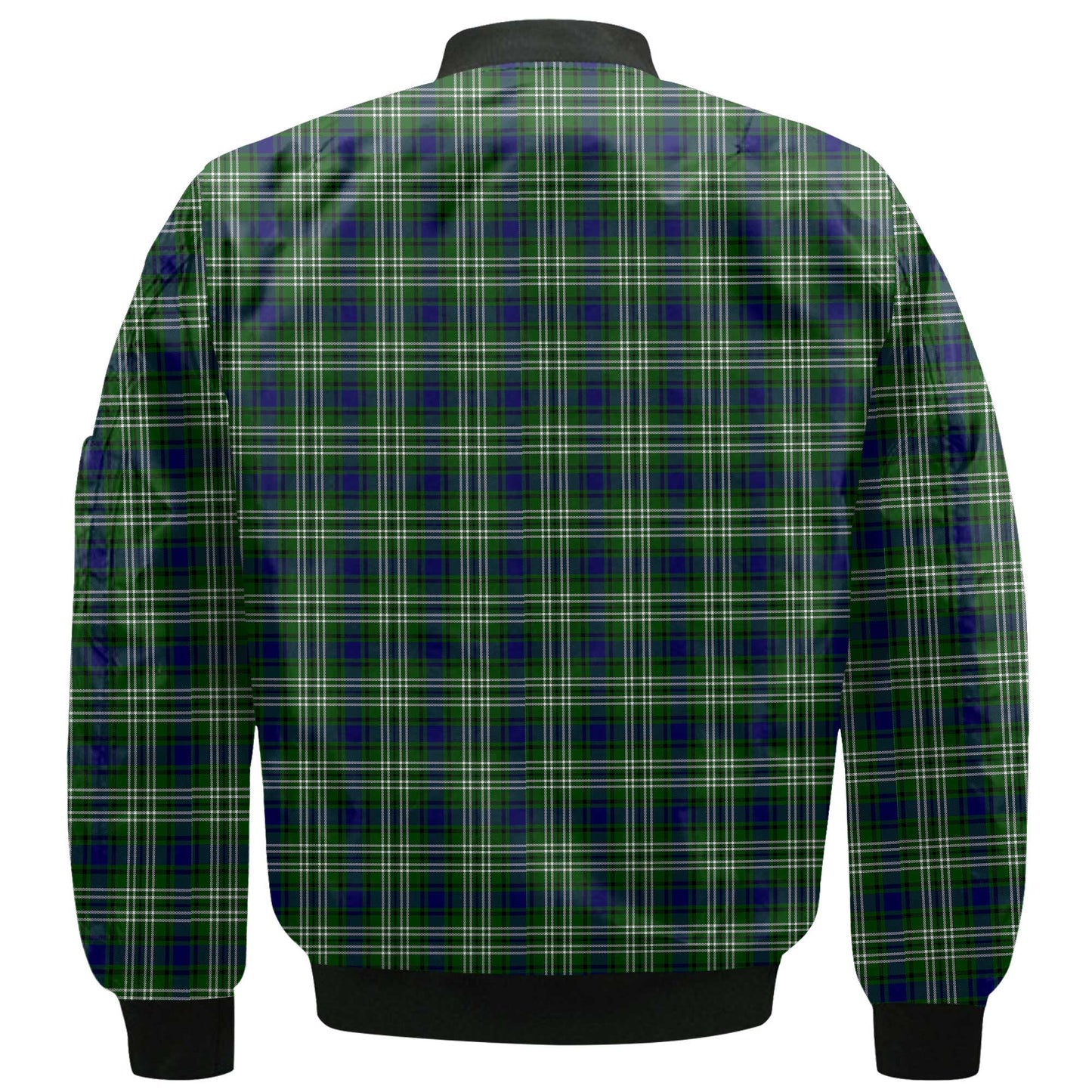 Clan Haliburton Tartan Men Bomber Jacket Crest And Plaid Basic Style