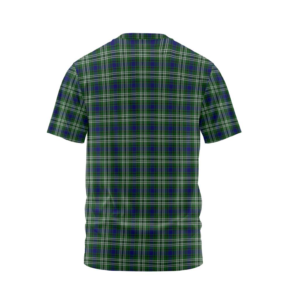 Clan Haliburton Tartan Men T Shirt Crest And Plaid Basic Style