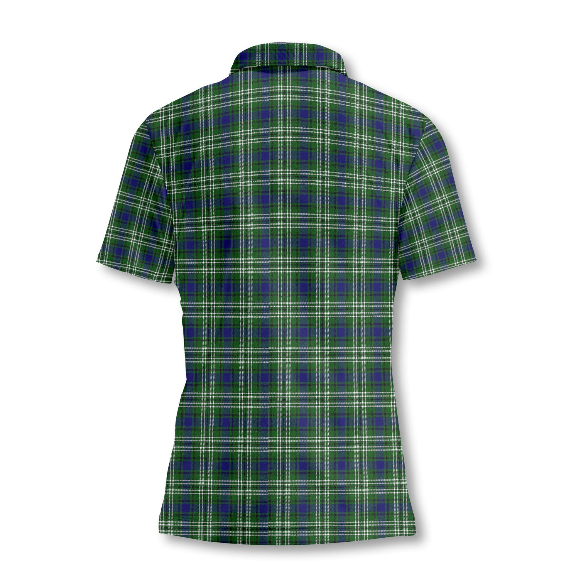 Clan Haliburton Tartan Women Polo Shirt Crest And Plaid Basic Style