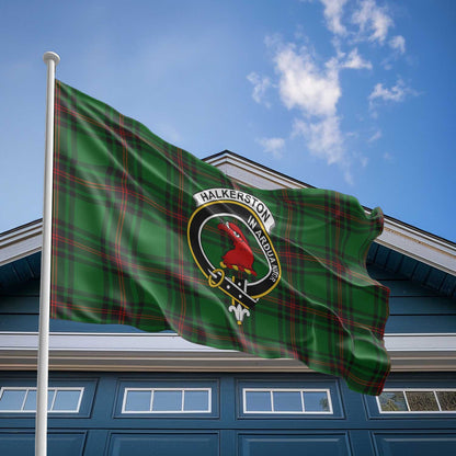 Clan Halkerston Tartan Flag 1 Crest And Plaid Basic Style Tartan House Flag Crest And Plaid Basic Style