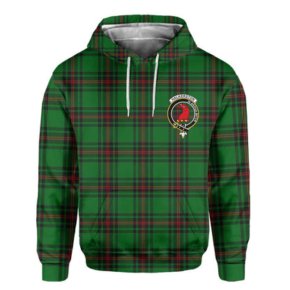 Clan Halkerston Tartan Men Hoodie Crest And Plaid Basic Style