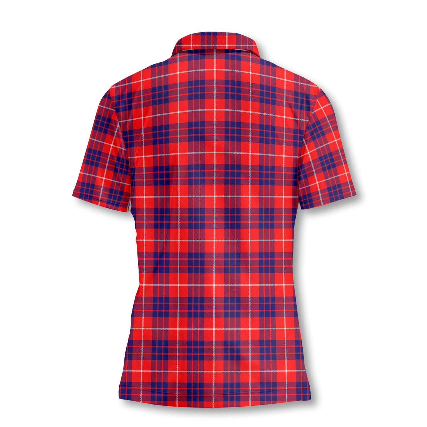 Clan Hamilton Tartan Women Polo Shirt Crest And Plaid Basic Style