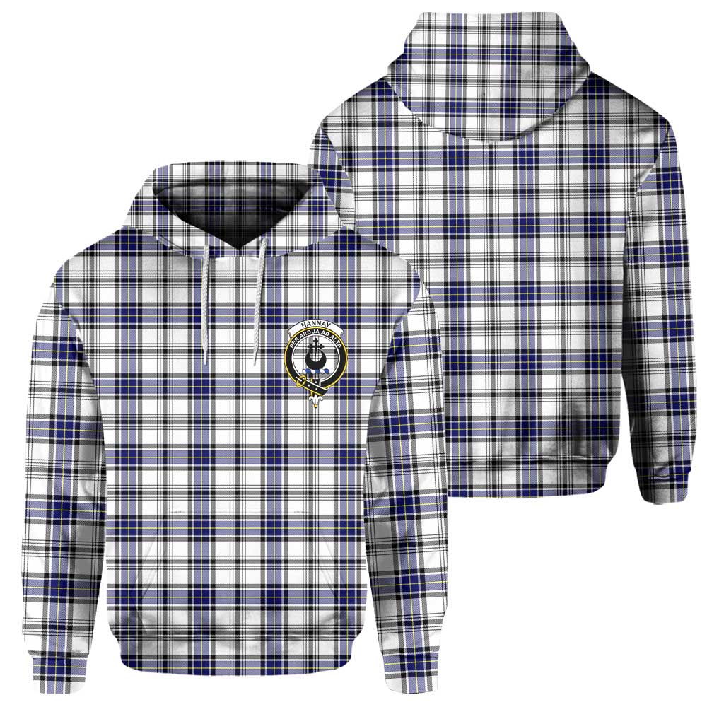 Clan Hannay Tartan Men Hoodie Crest And Plaid Basic Style