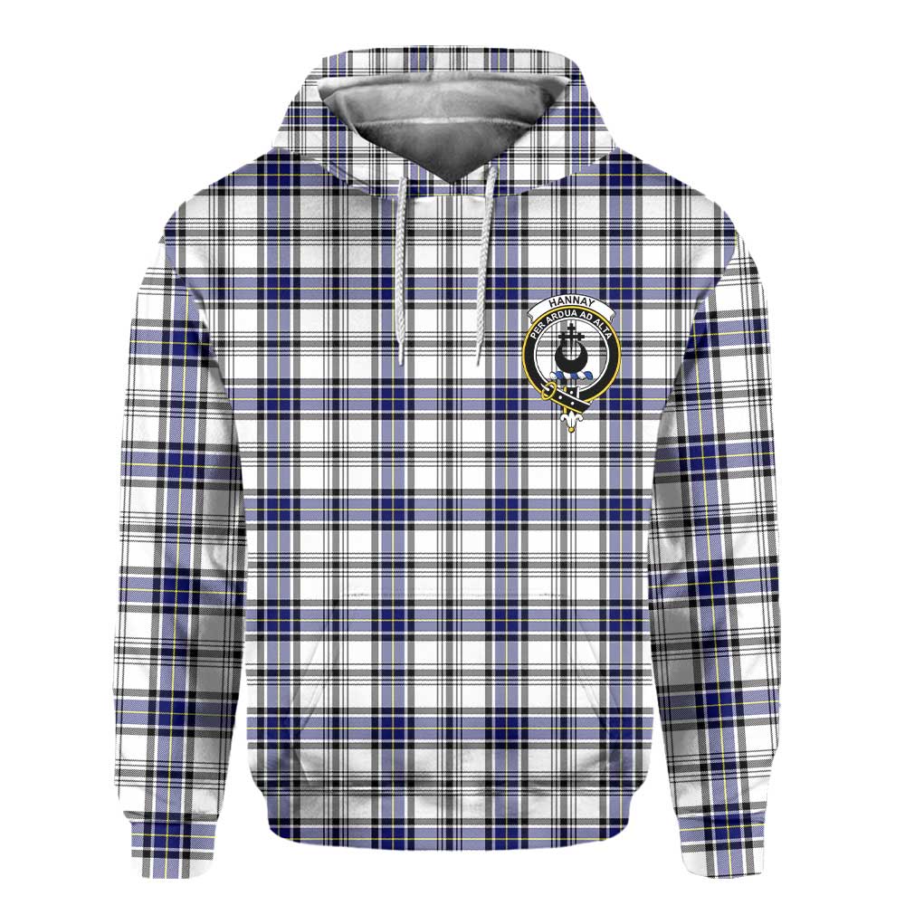 Clan Hannay Tartan Men Hoodie Crest And Plaid Basic Style