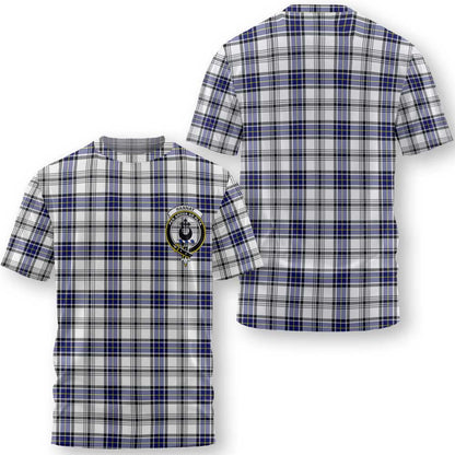 Clan Hannay Tartan Men T Shirt Crest And Plaid Basic Style