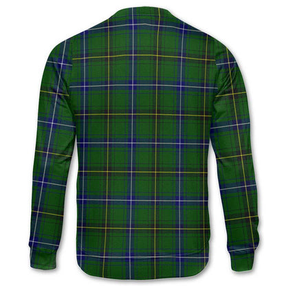 Clan Henderson Tartan Men Sweatshirt Crest And Plaid Basic Style