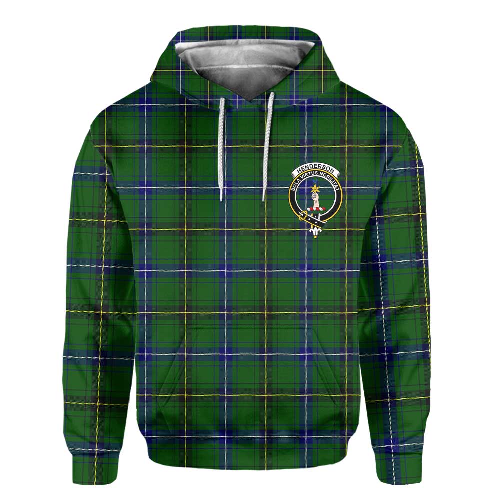 Clan Henderson Tartan Women Hoodie Crest And Plaid Basic Style