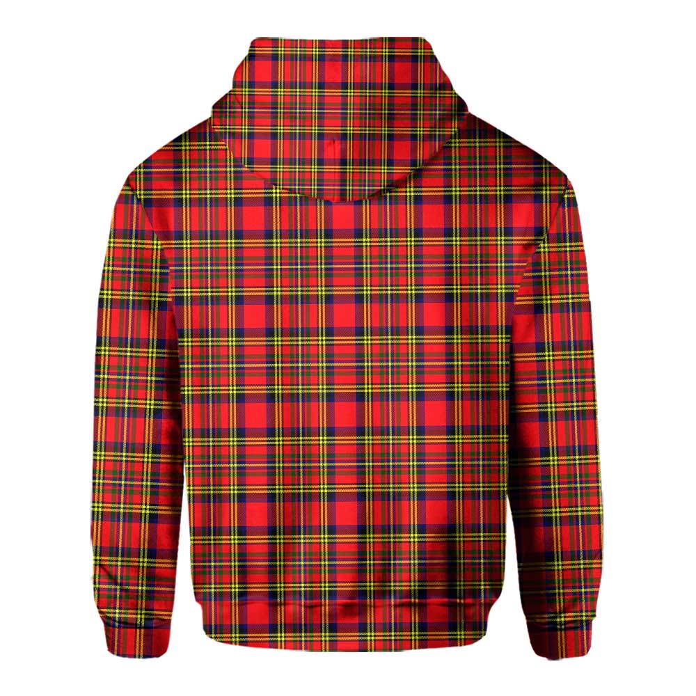 Clan Hepburn Tartan Men Hoodie Crest And Plaid Basic Style