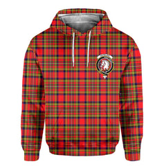 Clan Hepburn Tartan Women Hoodie Crest And Plaid Basic Style