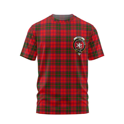 Clan Heron Tartan Men T Shirt Crest And Plaid Basic Style