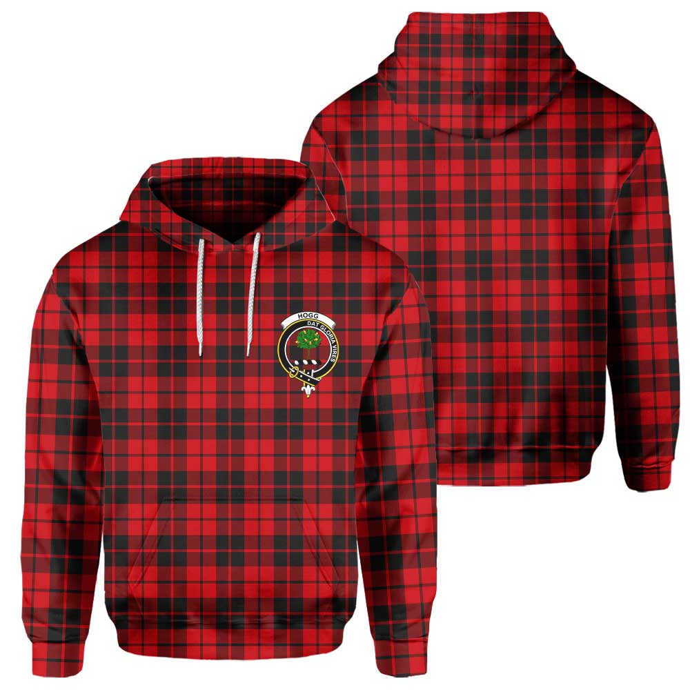 Clan Hogg Tartan Men Hoodie Crest And Plaid Basic Style