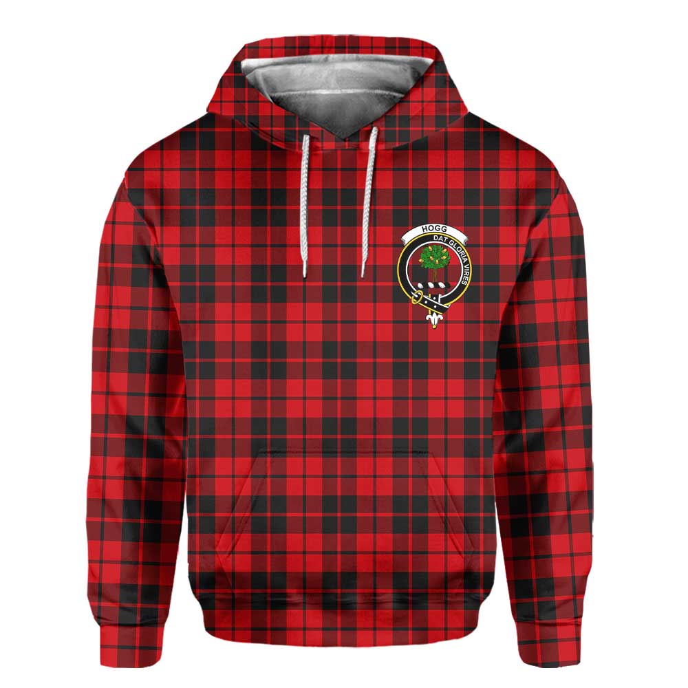 Clan Hogg Tartan Men Hoodie Crest And Plaid Basic Style