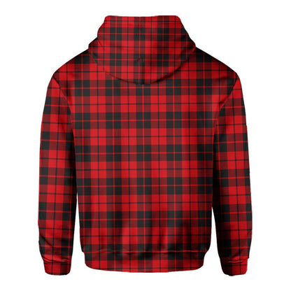 Clan Hogg Tartan Men Hoodie Crest And Plaid Basic Style