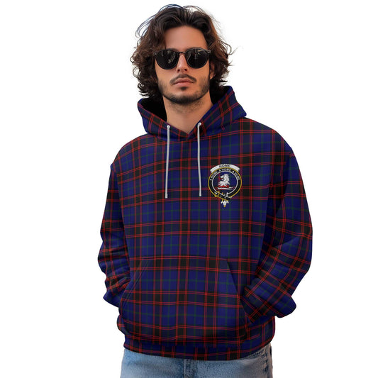 Clan Home Tartan Men Hoodie Crest And Plaid Basic Style