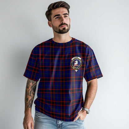 Clan Home Tartan Men T Shirt Crest And Plaid Basic Style