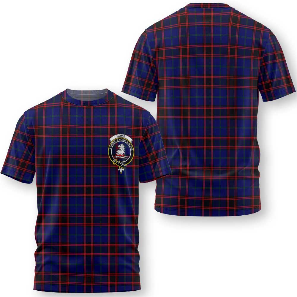 Clan Home Tartan Men T Shirt Crest And Plaid Basic Style